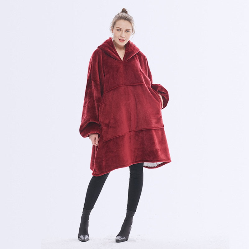 Comfy discount coat blanket